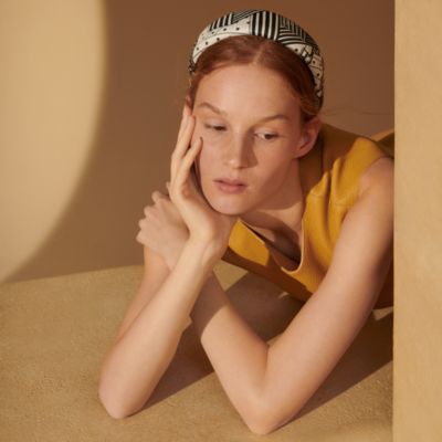 楽天市場】HERMES エルメス ヘアアクセサリー ヘッドバンド ヘアバンド Elsa エルザ ジャングルラブ カチューシャ シルク レディース  オレンジ 【中古】 : ブランドショップ リファレンス